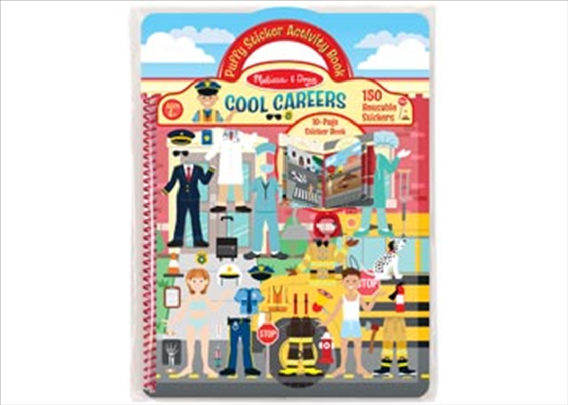 Reusable Puffy Sticker Activity Book- Careers/Product Detail/Arts & Craft