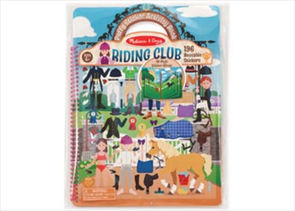 Reusable Puffy Sticker Deluxe-Horse Scene/Product Detail/Arts & Craft