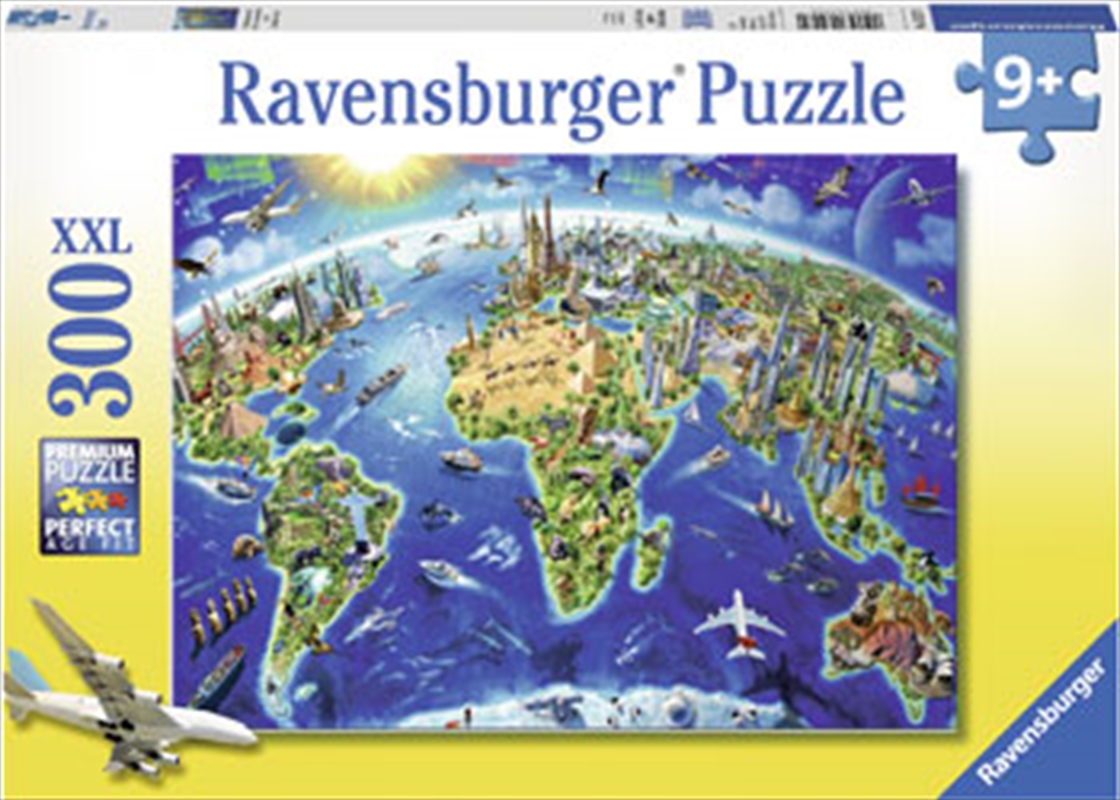 World Landmarks Map 300 Piece/Product Detail/Jigsaw Puzzles
