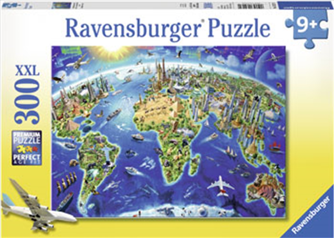 World Landmarks Map 300 Piece/Product Detail/Jigsaw Puzzles