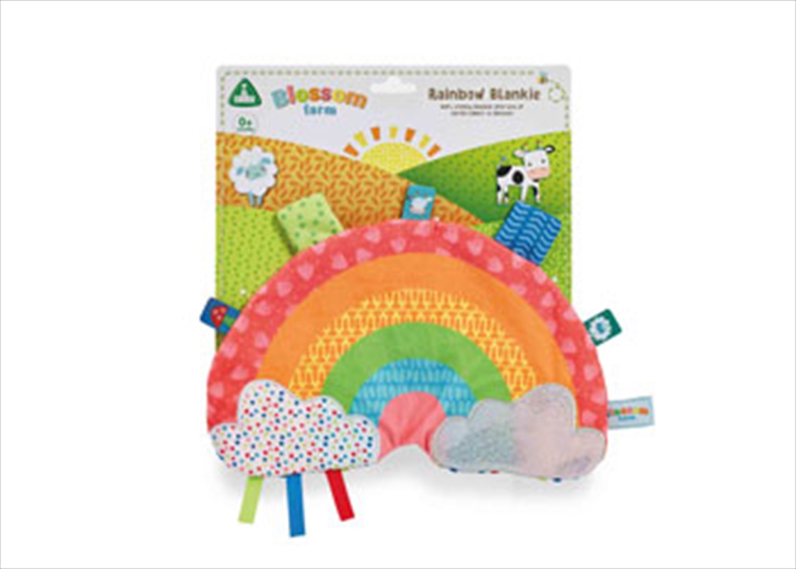 Blossom Farm Rainbow Taggie Blankie/Product Detail/Toys