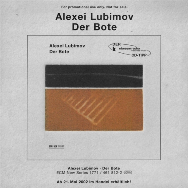 Der Bote Elegies For Piano/Product Detail/Classical