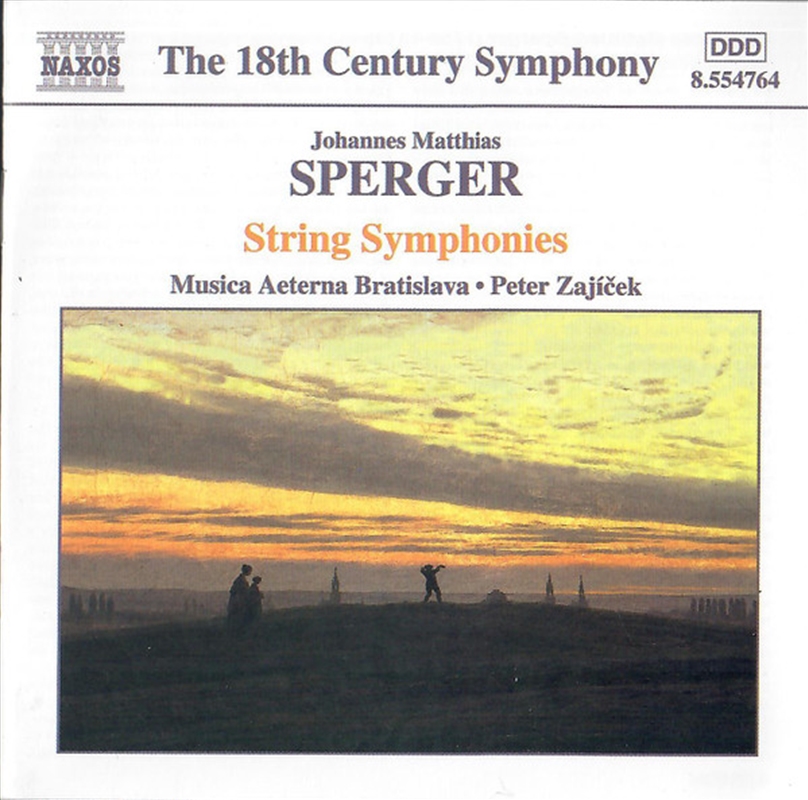 Sperger: Symphony/Product Detail/Classical
