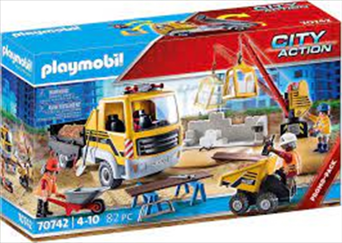 Construction Site With Flatbed/Product Detail/Toys
