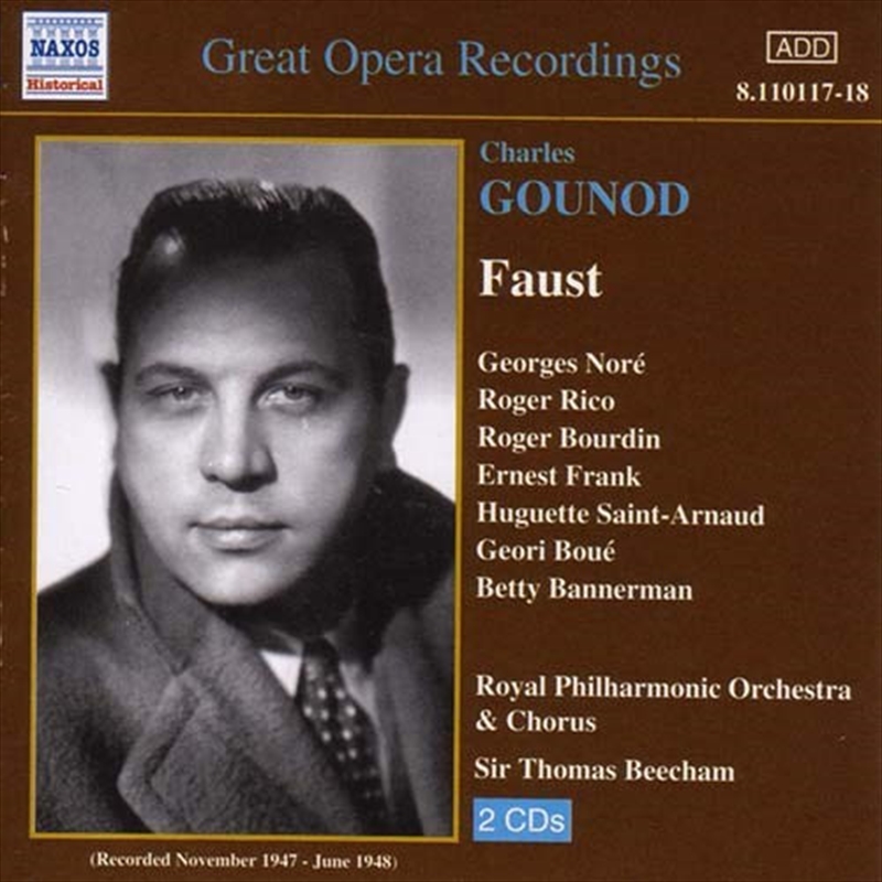 Gounod: Faust 1947 To 1948/Product Detail/Classical