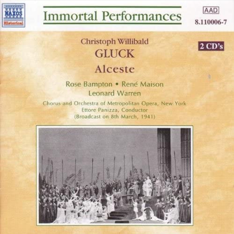 Gluck Alceste: Complete Works/Product Detail/Classical