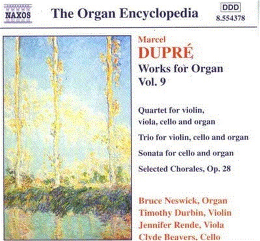 Dupre: Organ Music Volume 9/Product Detail/Classical