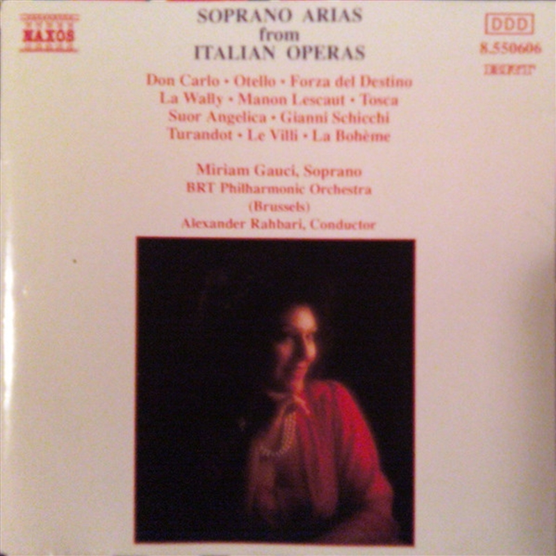 Gauci Miriam Soprano Italian Opera Soprano Arias Sanity
