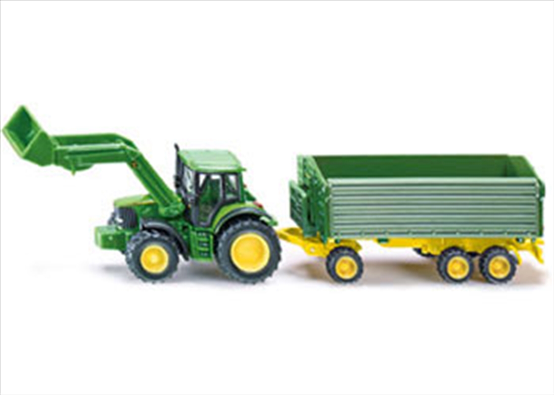 John Deere & Front Loader Trailer - 1:87 Scale/Product Detail/Toys