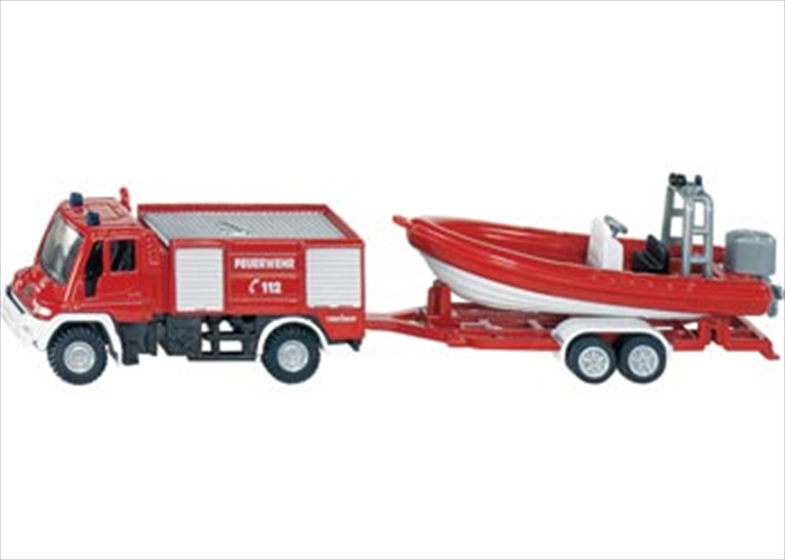 Mercedes Benz Fire Engine with Boat - 1:87 Scale/Product Detail/Toys