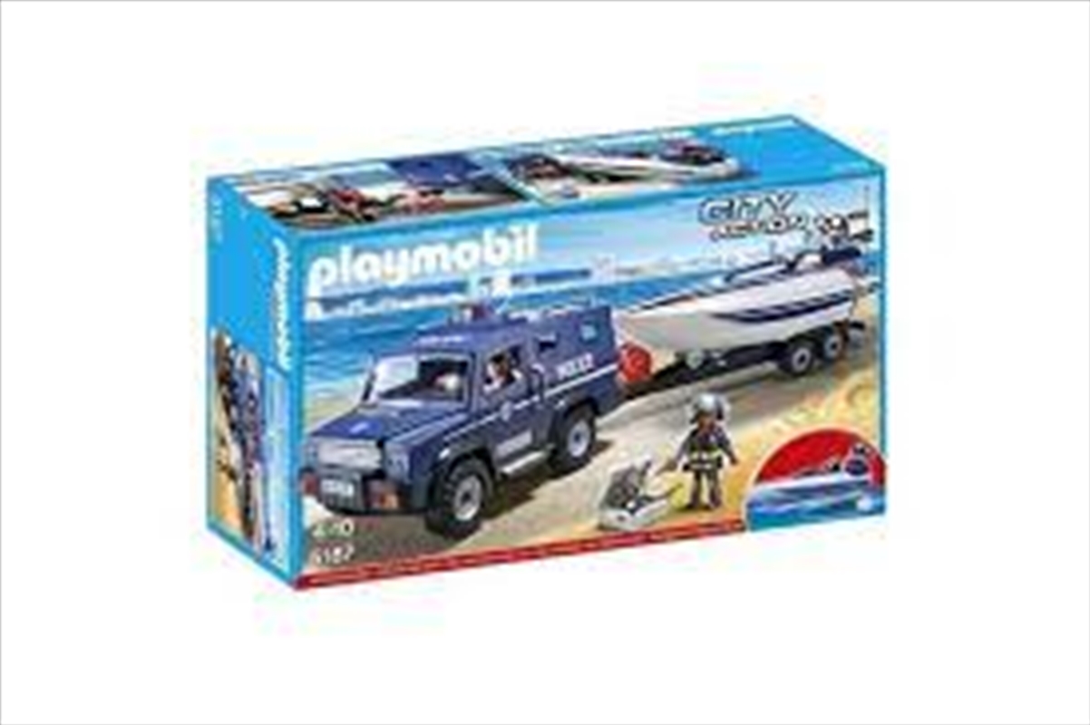 Police Truck With Speedboat/Product Detail/Toys
