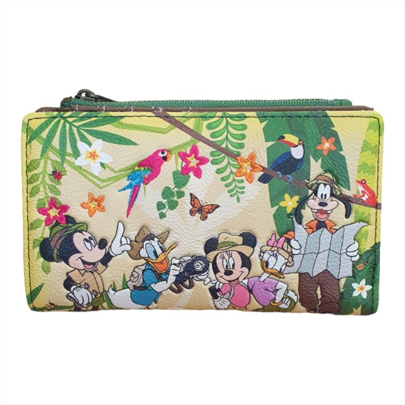 Loungefly Disney - Mickey & Friends Jungle US Exclusive Wallet [RS]/Product Detail/Wallets