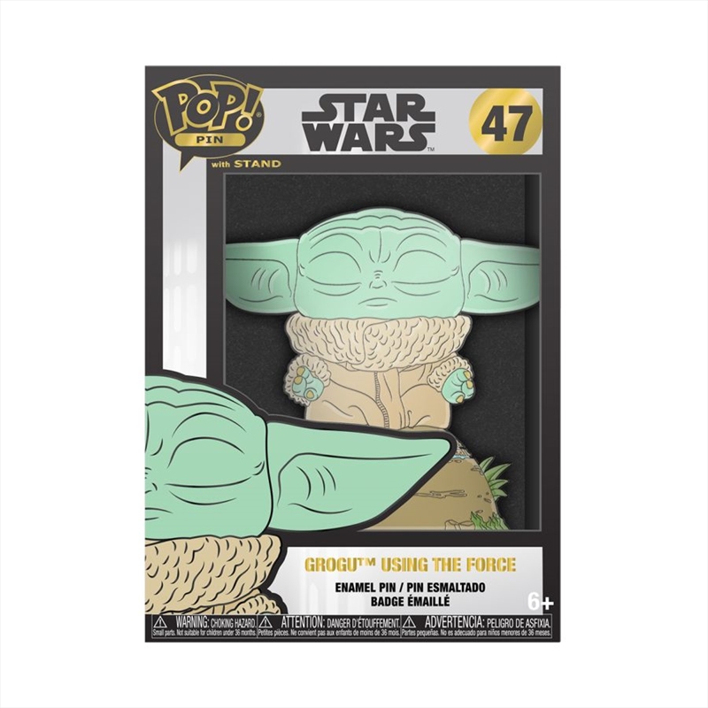 Star Wars - Grogu Using the Force Enamel Pop! Pin/Product Detail/Buttons & Pins