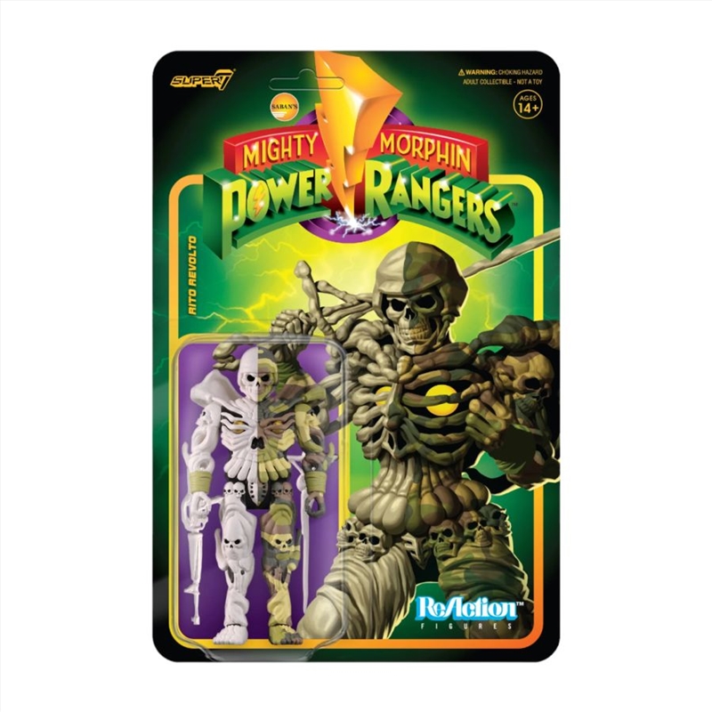 Power Rangers - Rito Revolto ReAction 3.75" Action Figure/Product Detail/Figurines