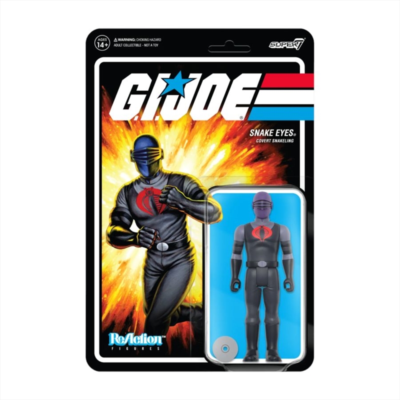 G.I. Joe - Snake Eyes (Pyramid of Darkness) ReAction 3.75" Action Figure/Product Detail/Figurines