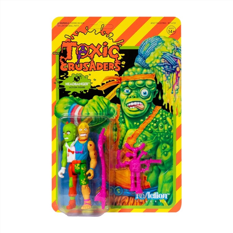 Toxic Crusaders - Headbanger ReAction 3.75" Action Figure/Product Detail/Figurines