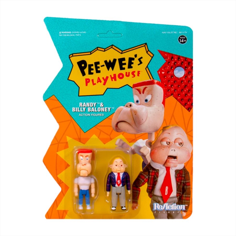 Pee-Wee's Playhouse - Randy & Billy Baloney ReAction 3.75" Action Figure 2-Pack/Product Detail/Figurines