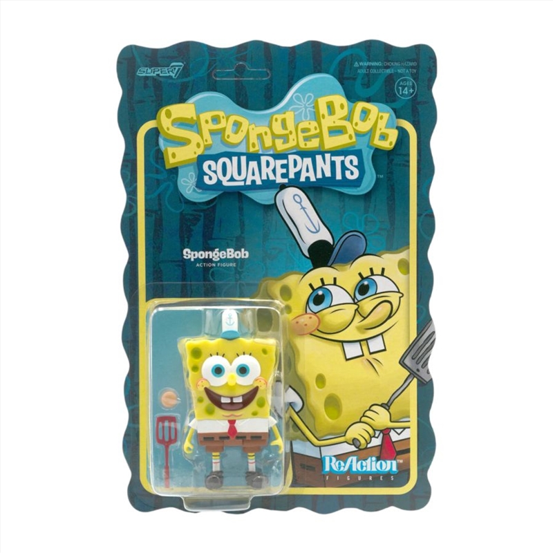 SpongeBob SquarePants - SpongeBob SquarePants ReAction 3.75" Action Figure/Product Detail/Figurines