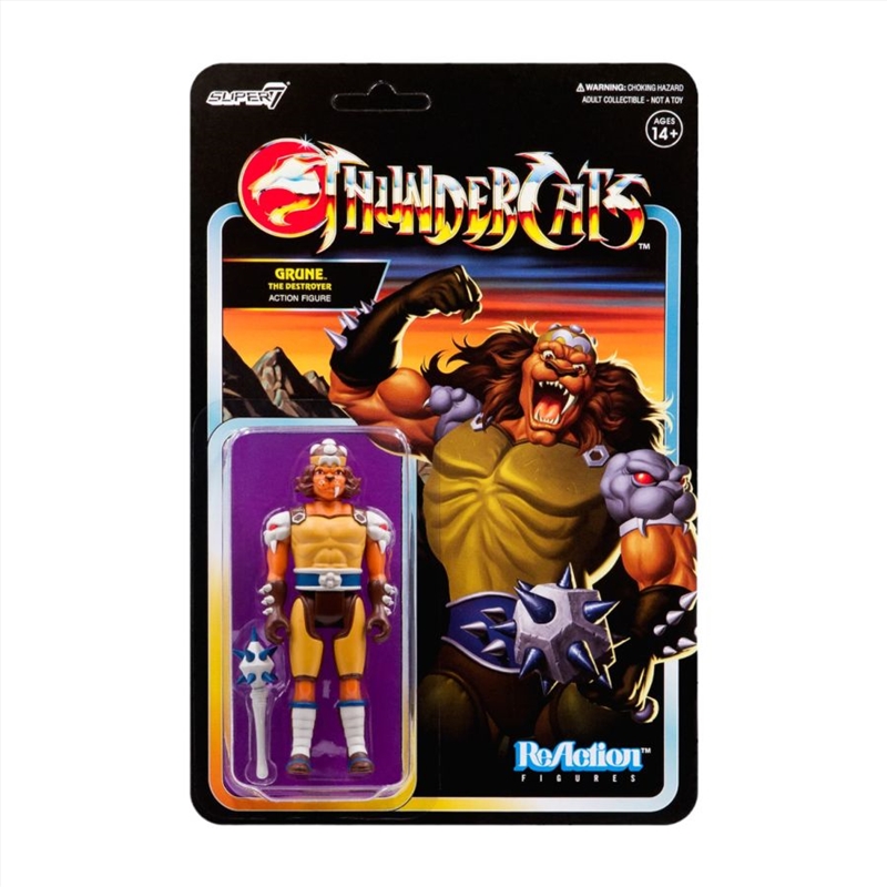 ThunderCats - Grune the Destroyer ReAction 3.75" Action Figure/Product Detail/Figurines