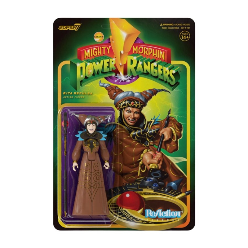 Power Rangers - Rita Repulsa ReAction 3.75" Action Figure/Product Detail/Figurines