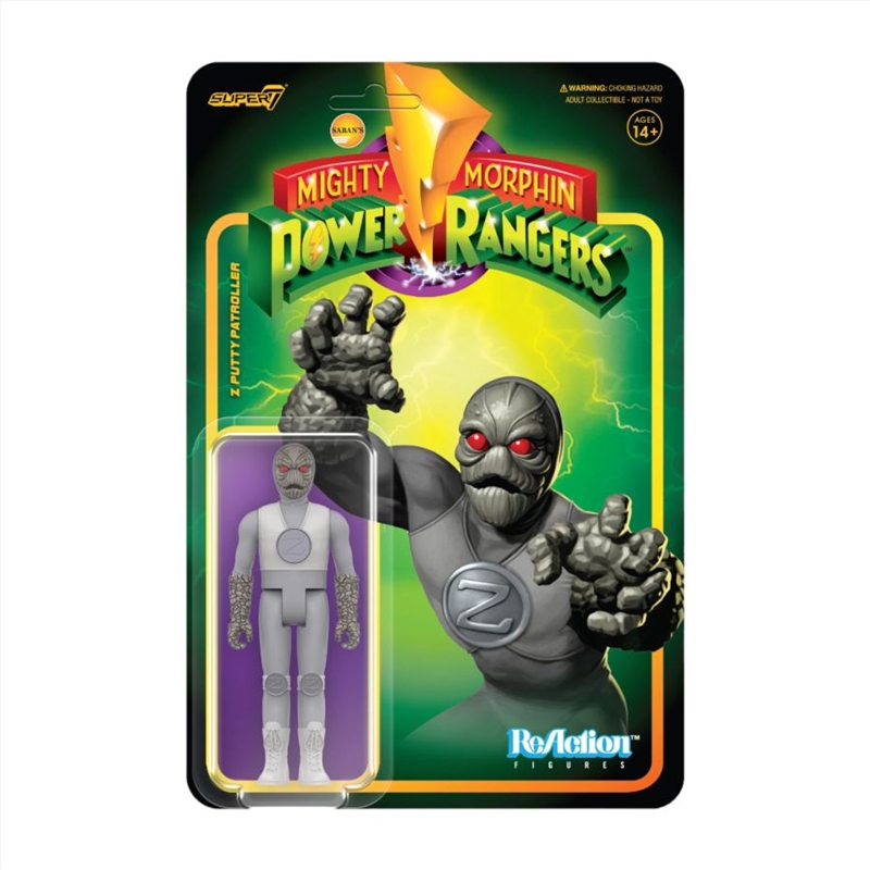 Power Rangers - Z Putty Patroller ReAction 3.75" Action Figure/Product Detail/Figurines