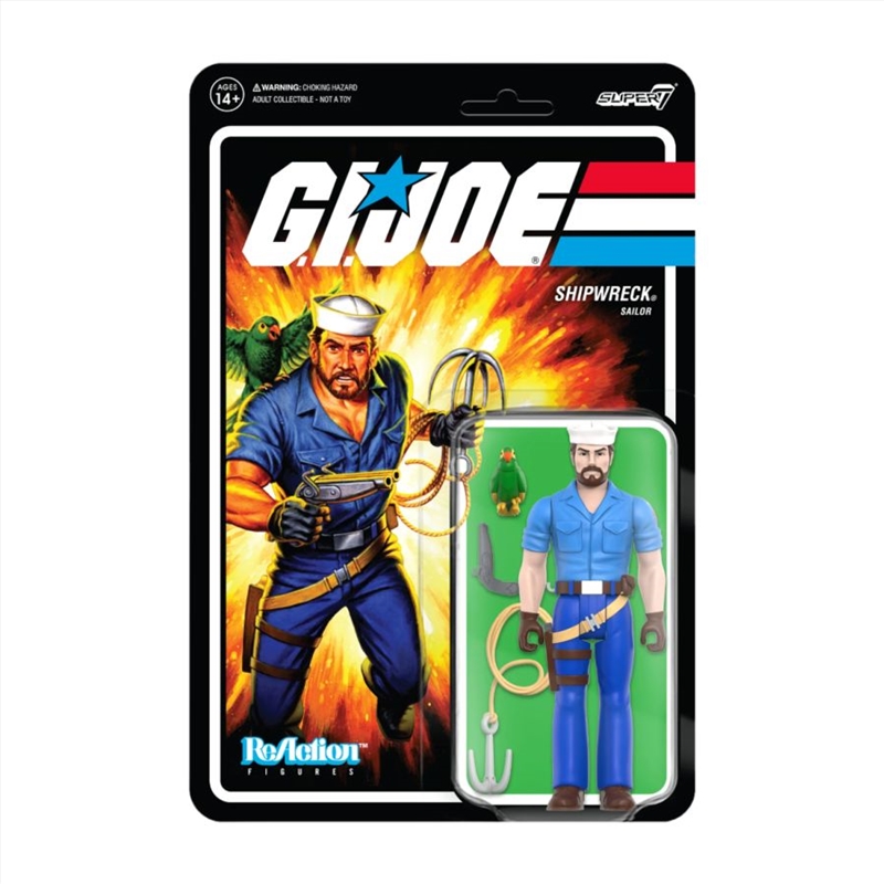 G.I. Joe - Shipwreck ReAction 3.75" Action Figure/Product Detail/Figurines
