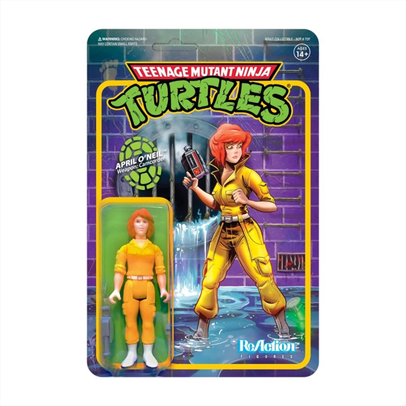 Teenage Mutant Ninja Turtles (TV'87) - April O'Neil ReAction 3.75" Action Figure/Product Detail/Figurines