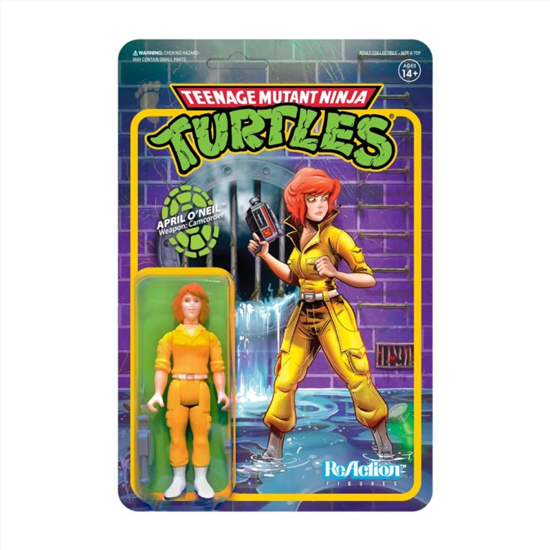 Teenage Mutant Ninja Turtles (TV'87) - April O'Neil ReAction 3.75" Action Figure/Product Detail/Figurines