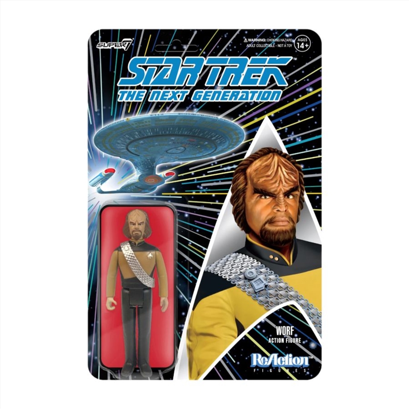 Star Trek: The Next Generation - Worf ReAction 3.75" Action Figure/Product Detail/Figurines