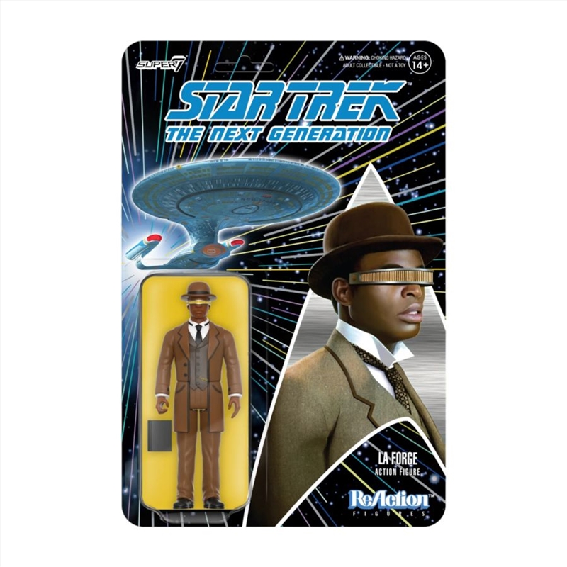 Star Trek: The Next Generation - Geordi La Forge (Elementary Dear Data) ReAction 3.75" Action Figue/Product Detail/Figurines
