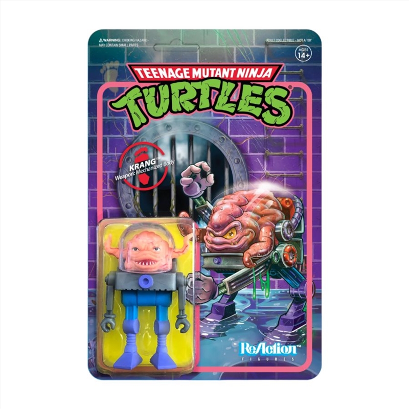 Teenage Mutant Ninja Turtles (TV'87) - Krang ReAction 3.75" Action Figure/Product Detail/Figurines