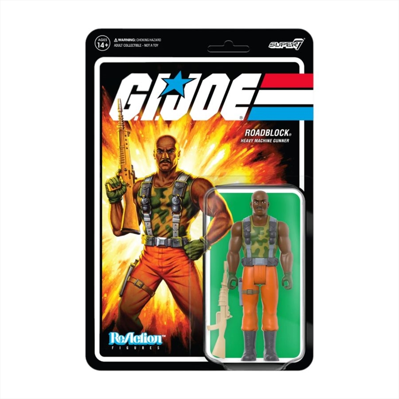 G.I. Joe - Roadblock ReAction 3.75" Action Figure/Product Detail/Figurines
