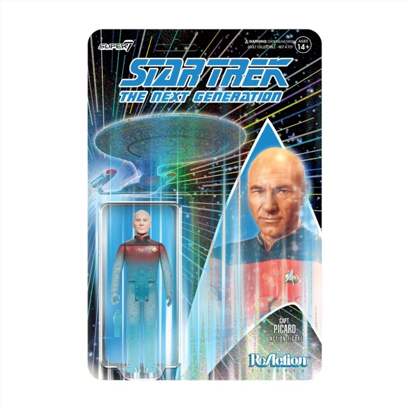 Star Trek: The Next Generation - Captain Picard Transporter ReAction 3.75" Action Figure/Product Detail/Figurines