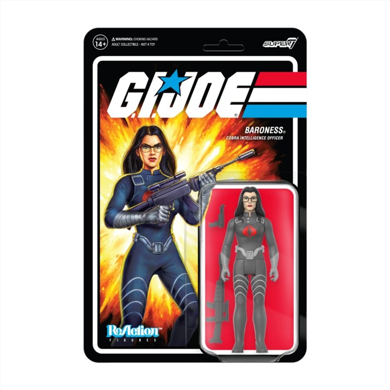 G.I. Joe - Baroness (Cartoon V2) ReAction 3.75" Action Figure/Product Detail/Figurines
