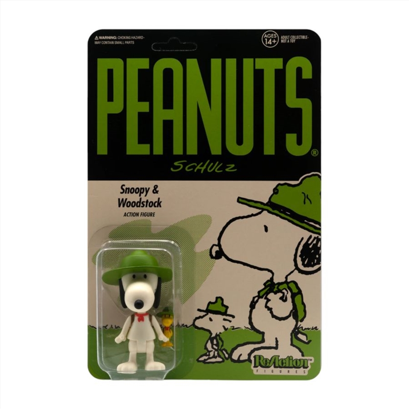 Peanuts - Beagle Scout Snoopy ReAction 3.75" Action Figure/Product Detail/Figurines