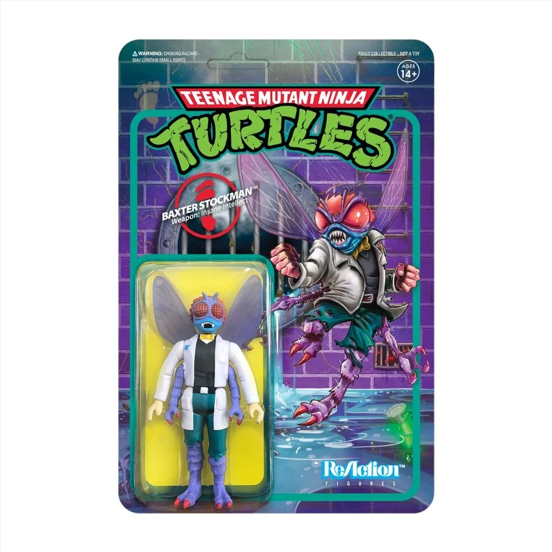 Teenage Mutant Ninja Turtles (TV'87) - Baxter Stockman ReAction 3.75" Action Figure/Product Detail/Figurines
