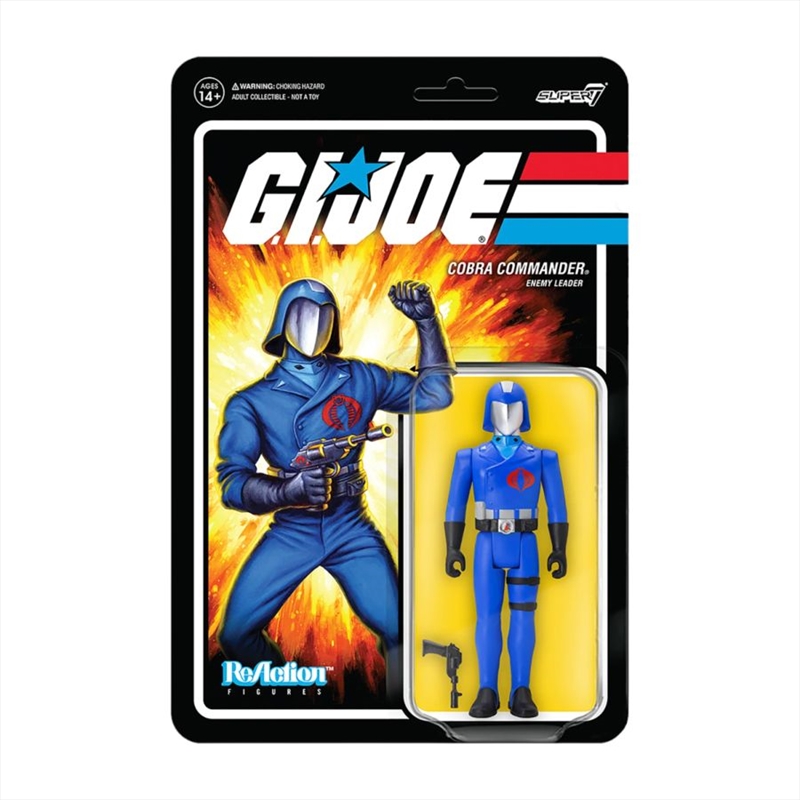 G.I. Joe - Cobra Commander ReAction 3.75" Action Figure/Product Detail/Figurines