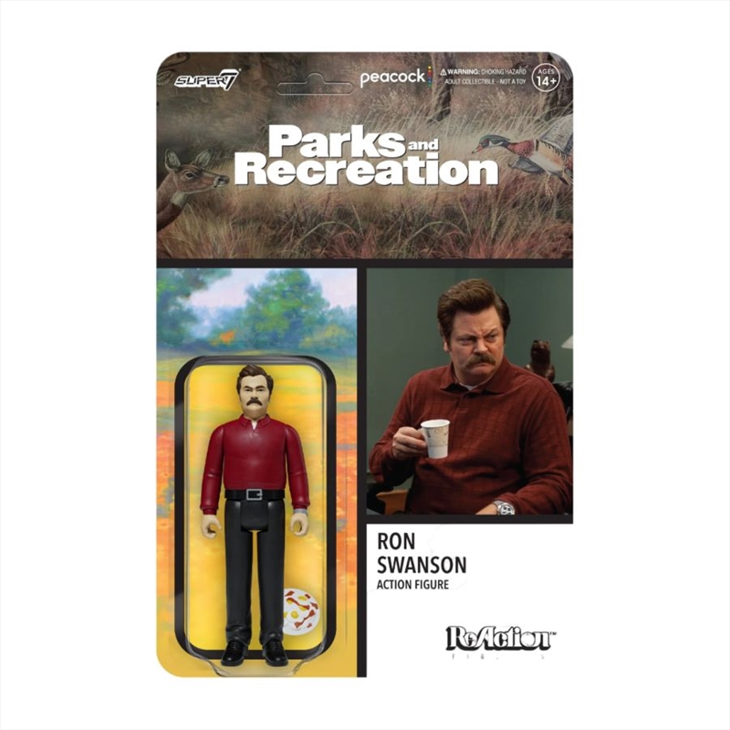 Parks and Recreation - Ron Swanson ReAction 3.75" Action Figure/Product Detail/Figurines