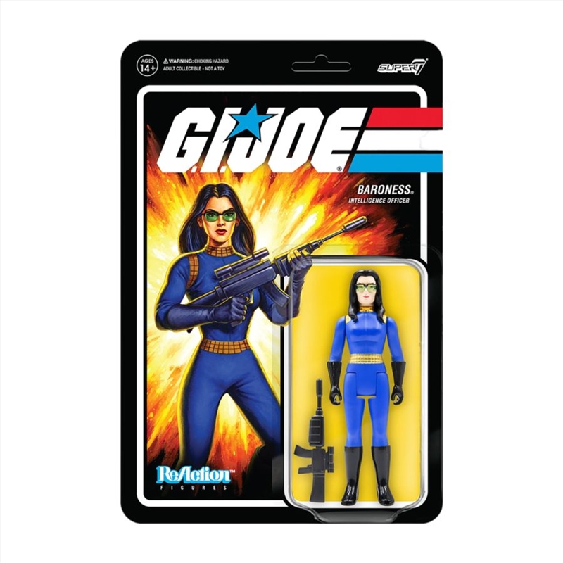 G.I. Joe - Baroness ReAction 3.75" Action Figure/Product Detail/Figurines