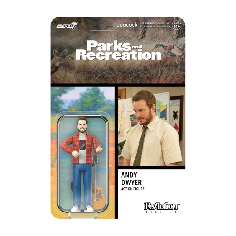 Parks and Recreation - Andy Dwyer ReAction 3.75" Action Figure/Product Detail/Figurines