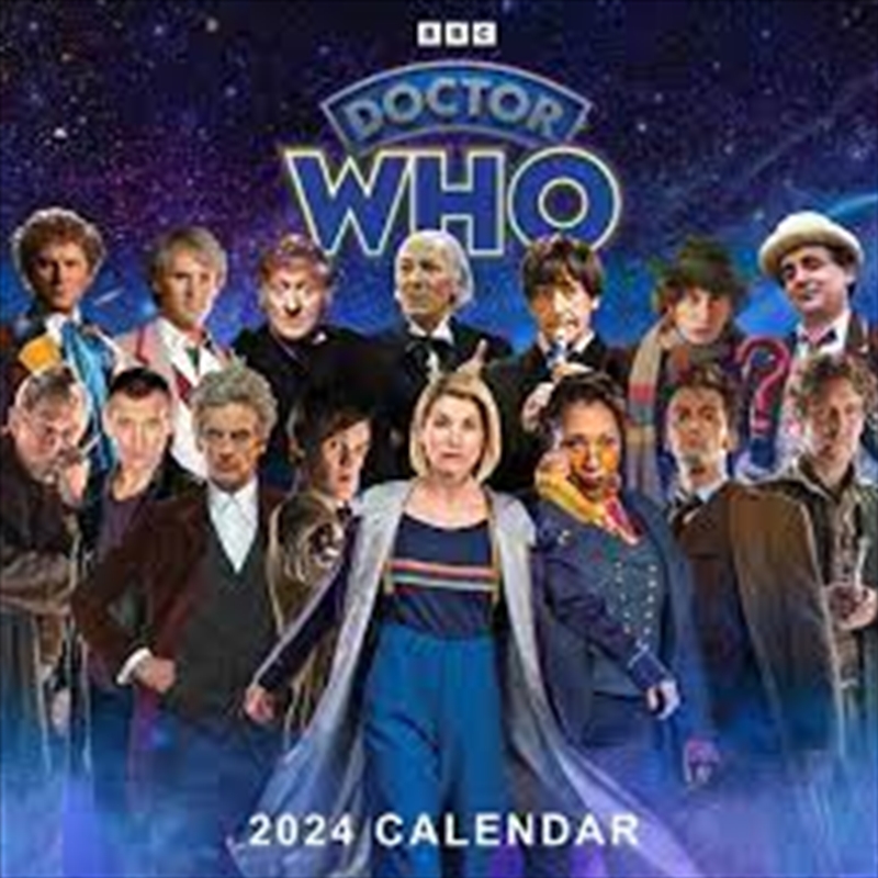 Doctor Who 2024 Square Calendar/Product Detail/Calendars & Diaries