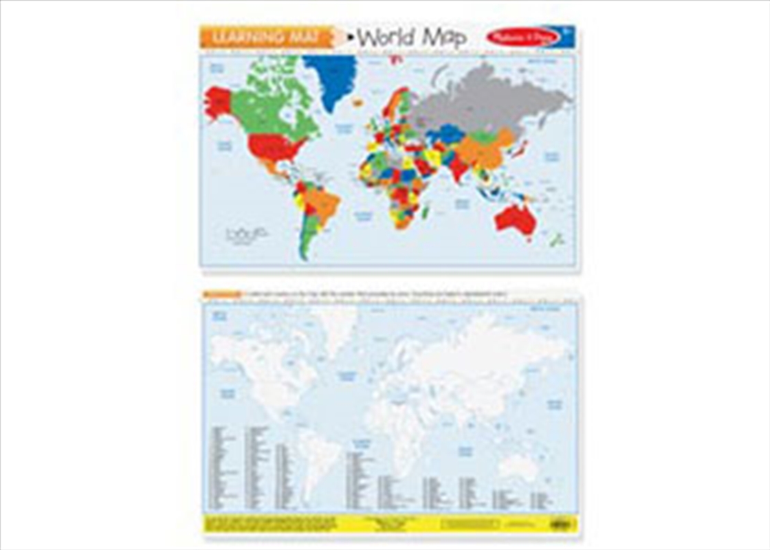 World Map Write-A-Mat Bundle Of 6/Product Detail/Toys