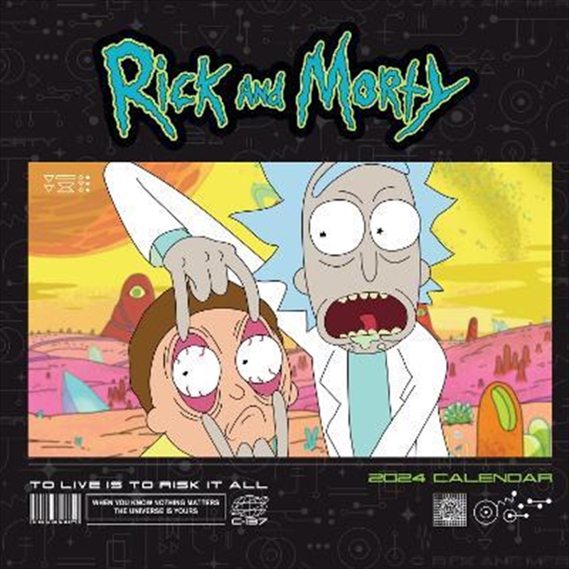 Rick And Morty 2024 Square Calendar/Product Detail/Calendars & Diaries