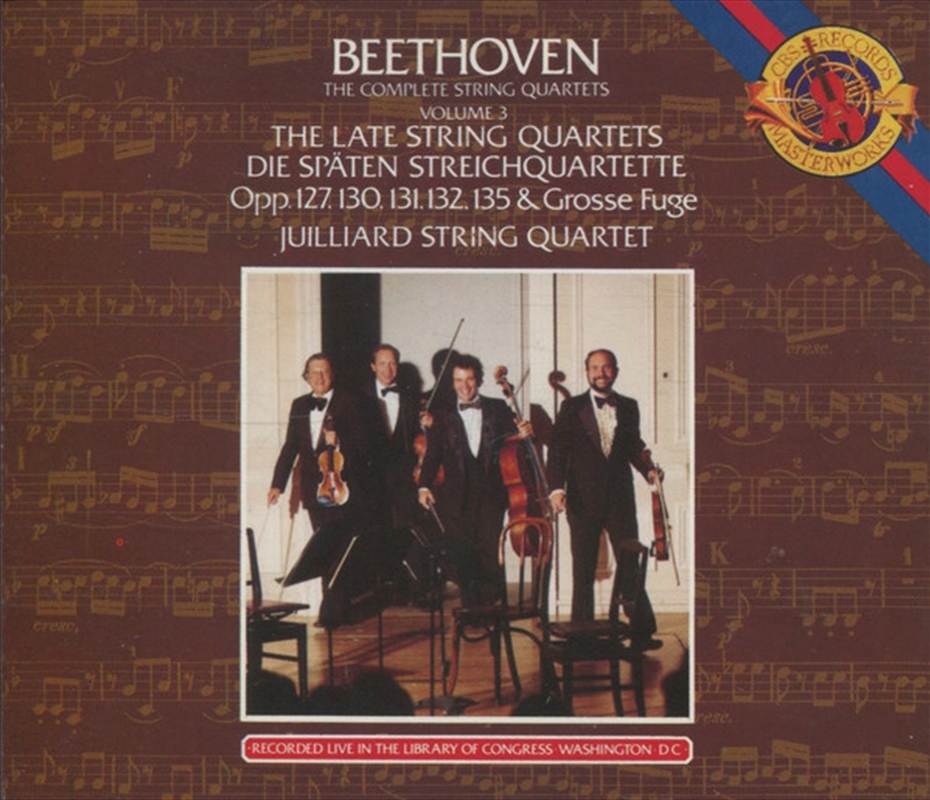 The Late String Quartets 3cd/Product Detail/Classical
