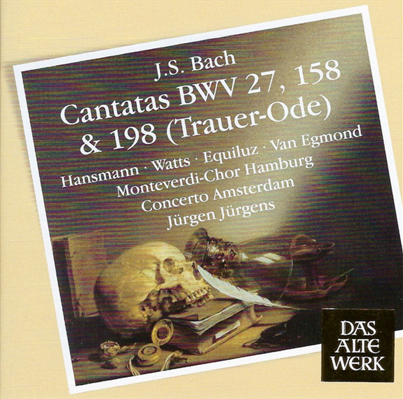 Cantatas Bwv 27 158 198 Funera/Product Detail/Classical