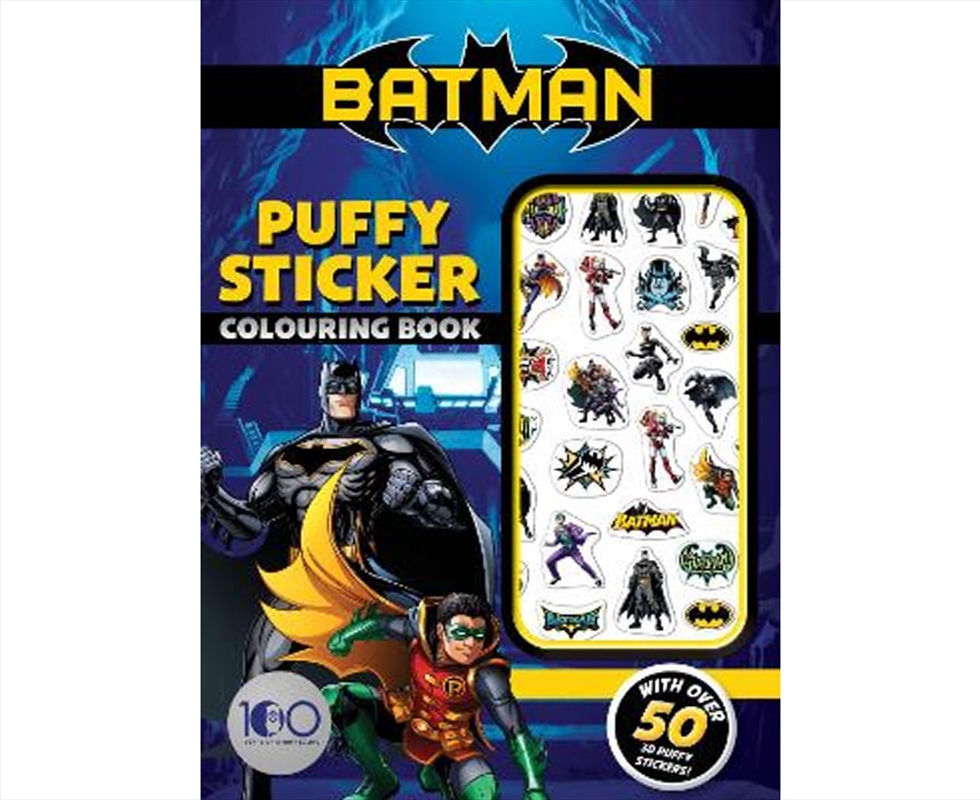 Batman: Puffy Sticker Colouring Book/Product Detail/Kids Colouring