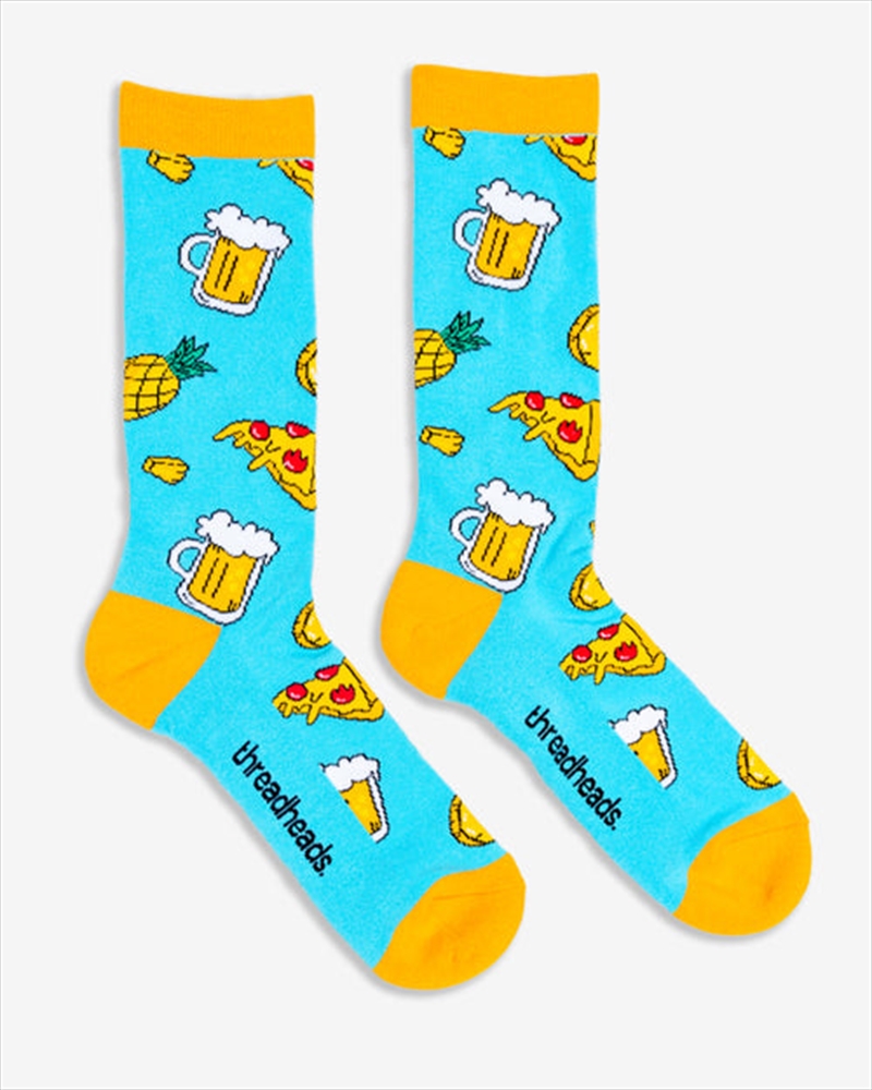Pineapples Pizzas And Beer Socks/Product Detail/Socks