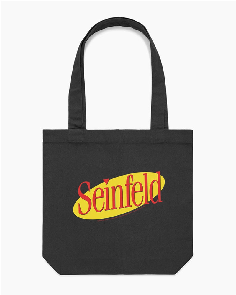 Seinfeld Logo Tote Bag - Black/Product Detail/Bags