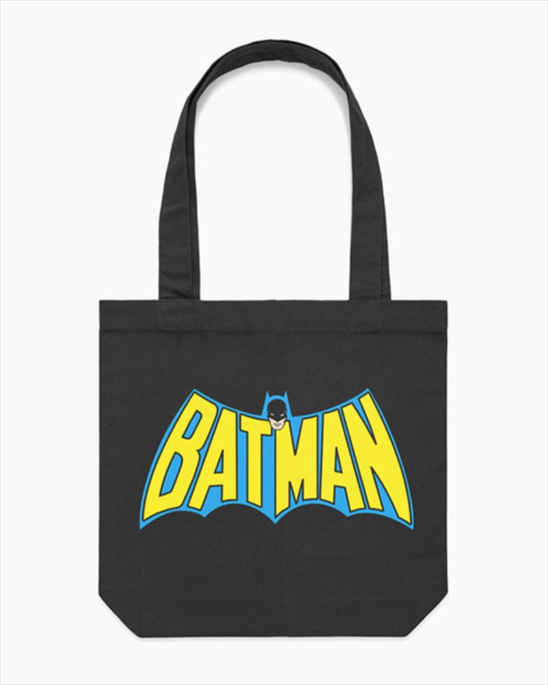 Batman Batwing Logo Tote Bag - Black/Product Detail/Bags
