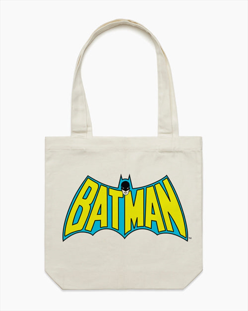 Batman Batwing Logo Tote Bag - Natural/Product Detail/Bags